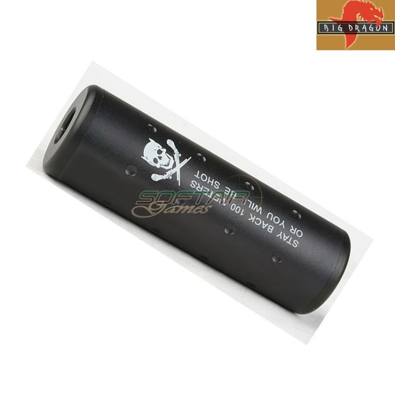 Skeleton Silencer 10cm Black Big Dragon (bd0463)