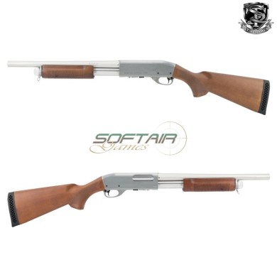 Fucile a Pompa ST870 Vero Legno Argento S&T (S&TM870SV)