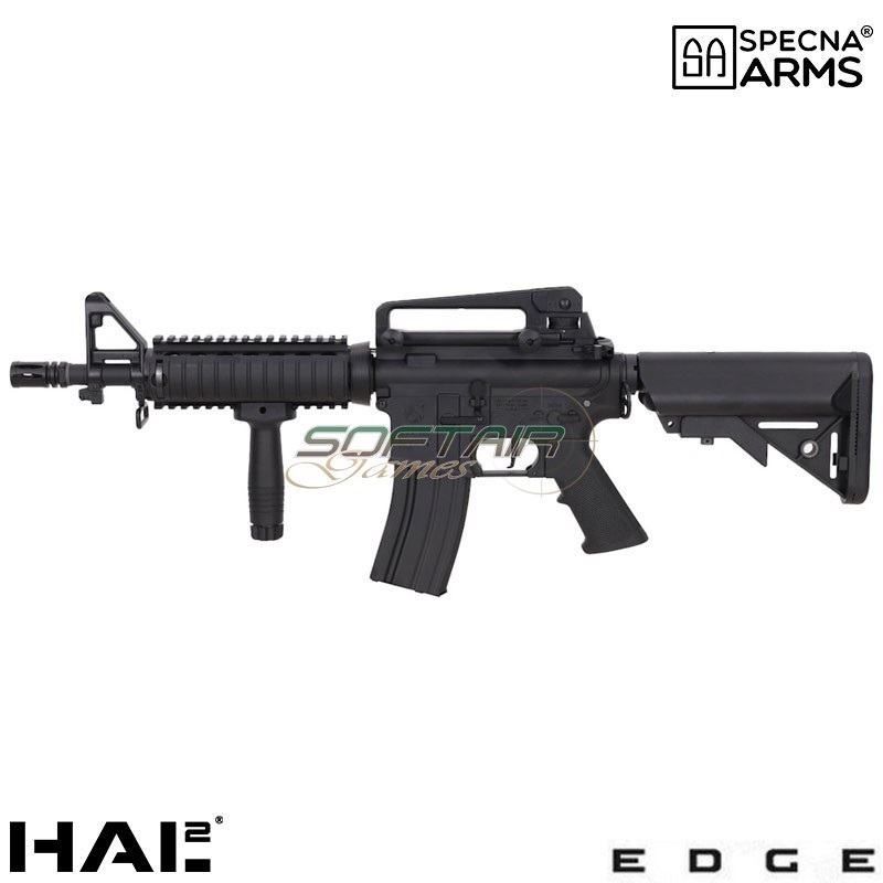 Colt M4A1 CQBR SA-E04 EDGE Gen.2 10.5" HAL2 ETU Electric Airsoft Rifle Black Specna Arms (SPE-01-048887)