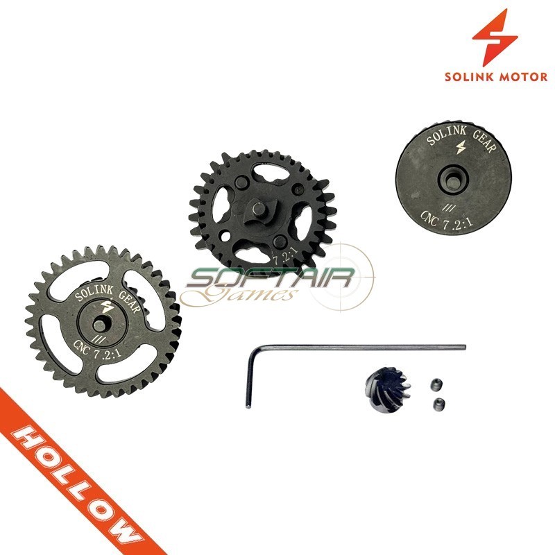 Gear Set DSG 14:1 V2/V3 Helical + Pinion Solink (SM-141-H-HOL-DSG)