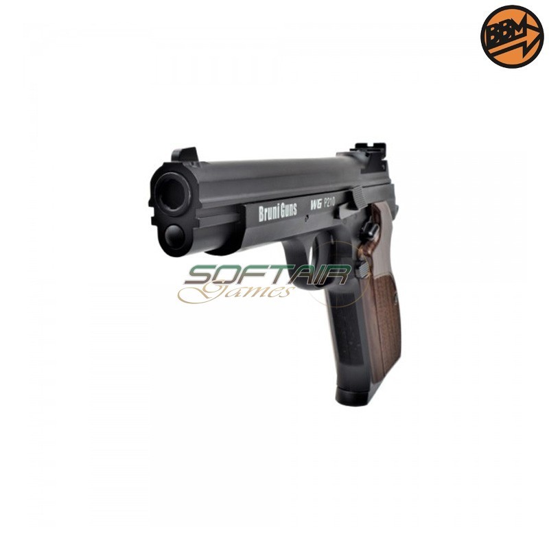 CO2 Blowback Pistol 4.5mm Caliber C.N.819 P210 Bruni (BR-128M)