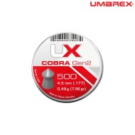 Pallini UX Cobra Gen.2 Calibro 4,5mm 0,49g x500 Umarex (UM-4.1927)