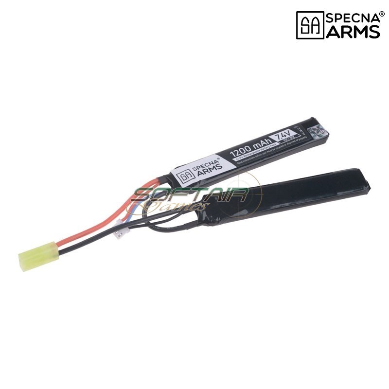 Specna Arms Batteria Li-Po 7.4V 1200mAh 15/30C Butterfly Mini Tamiya (SPE-06-022012)
