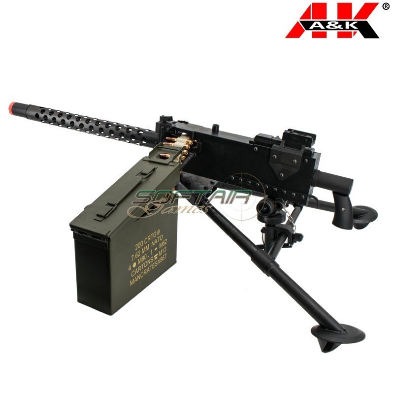 Electric Machine Gun M1919 WWII American Auto Squad Support Weapon W/tripod A&K (M1919)