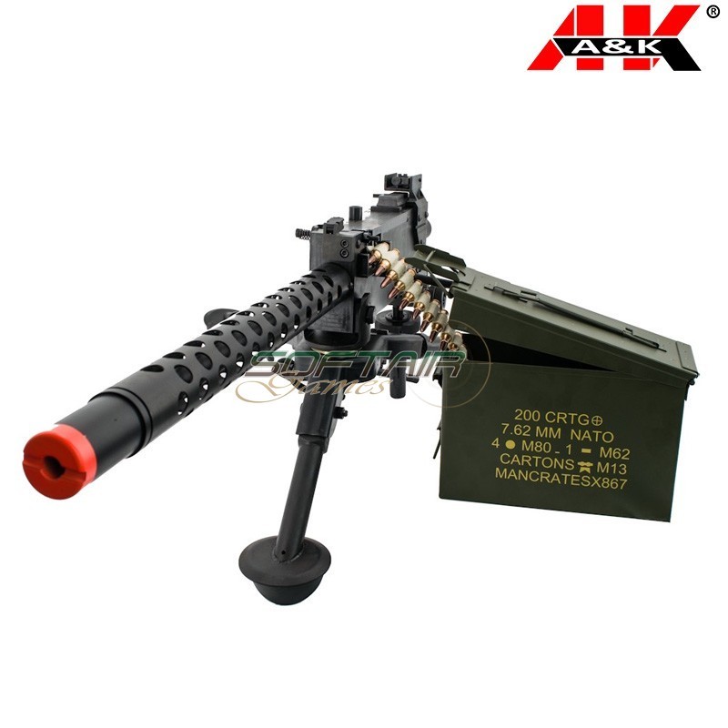 Electric Machine Gun M1919 WWII American Auto Squad Support Weapon W/tripod A&K (M1919)