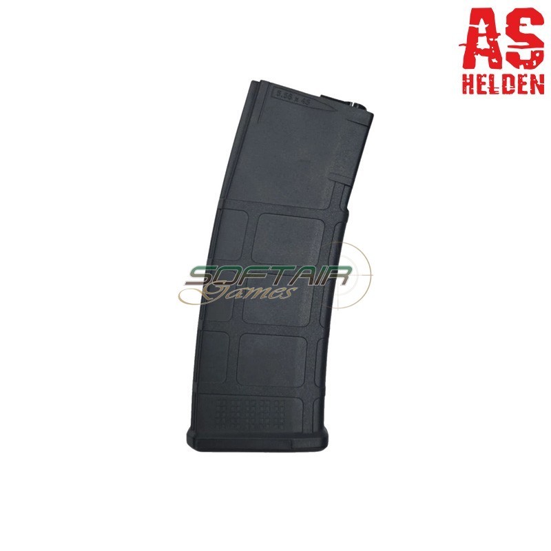 Set of 4 M4 Mid-Cap 195bb AirSoft HELDEN Magazines (111375)