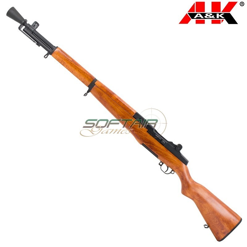 Electric rifle Full Metal & Real Wood M1 Garand A&K (AEK-M1D)