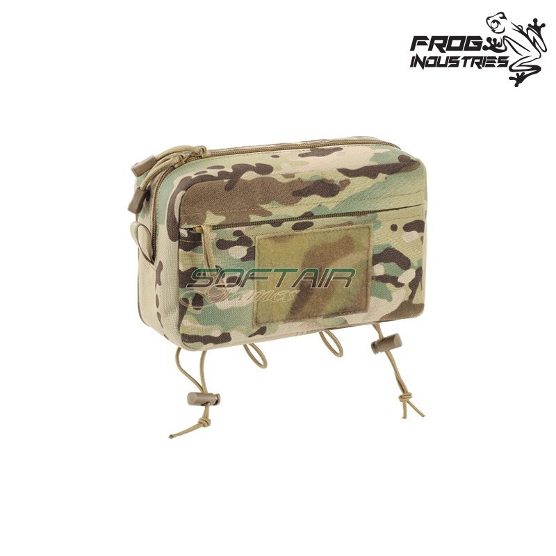Utility Pouch with Mounting Panel Laser Cut MULTICAM Frog Industries® (FI-M51613312-MC)