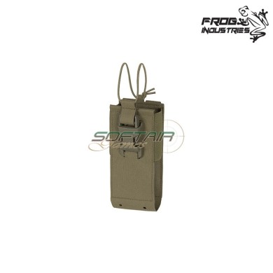 Radio Pouch Open-Top Laser Cut RANGER GREEN Frog Industries® (FI-M51613334-RG)