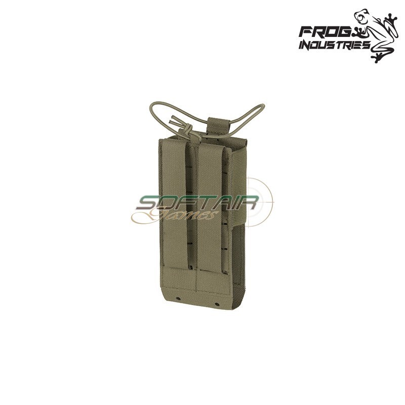 Radio Pouch Open-Top Laser Cut RANGER GREEN Frog Industries® (FI-M51613334-RG)