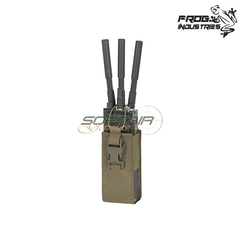 Tasca porta Radio Open-Top Laser Cut RANGER GREEN Frog Industries® (FI-M51613334-RG)