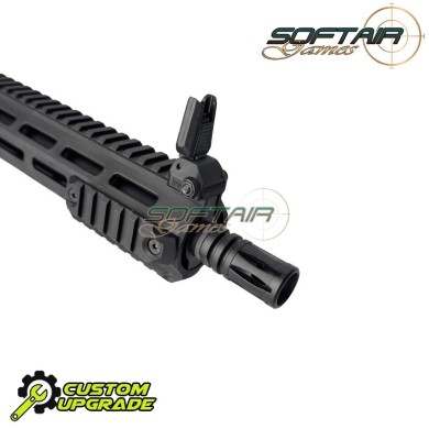Electric rifle M4 11.1V READY ADV. Level 32bb/S PERUN LIGHTNING Black SGW (sgw-23-bk)