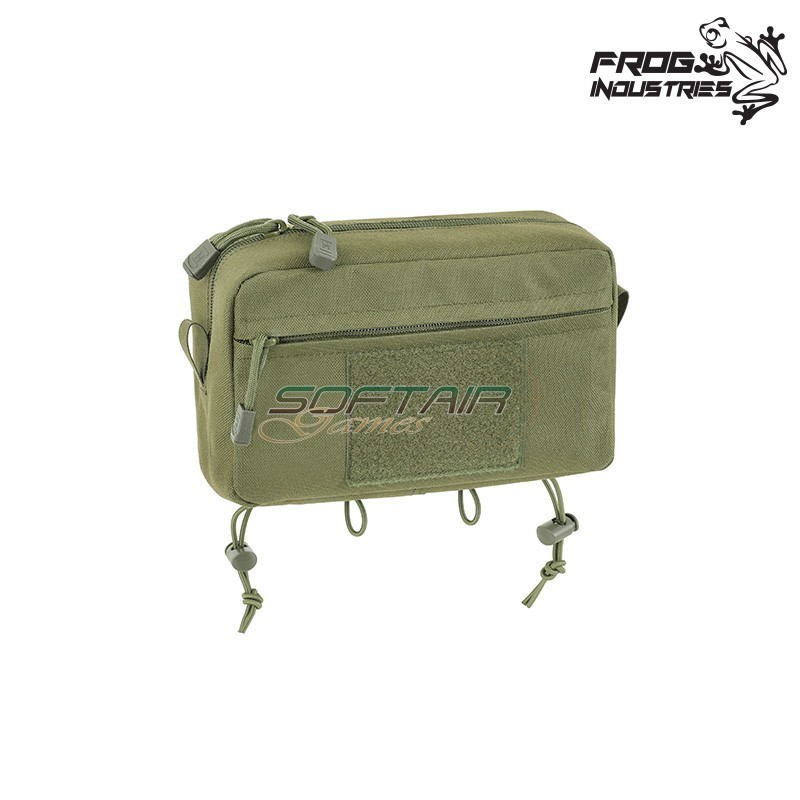 Tasca Utility con pannello di fissaggio Laser Cut OLIVE DRAB Frog Industries® (FI-M51613312-OD)