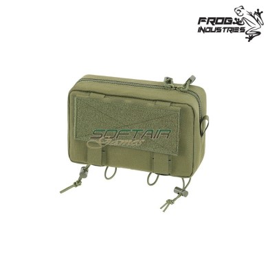 Tasca Utility con pannello di fissaggio Laser Cut OLIVE DRAB Frog Industries® (FI-M51613312-OD)