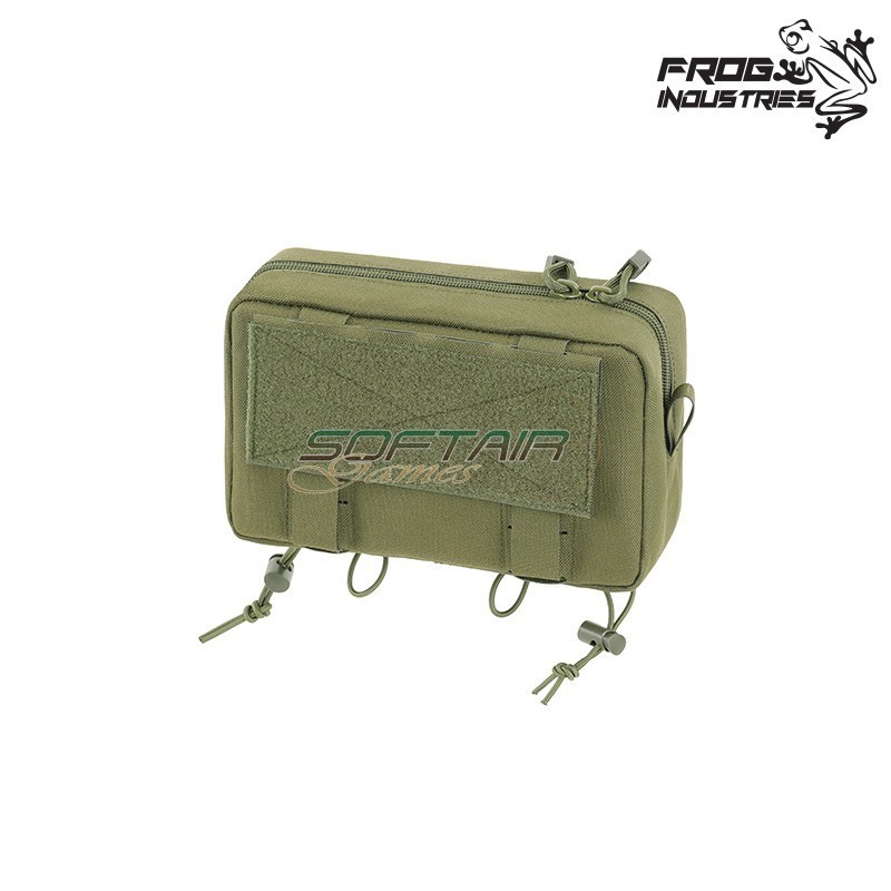 Tasca Utility con pannello di fissaggio Laser Cut OLIVE DRAB Frog Industries® (FI-M51613312-OD)