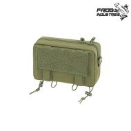 Tasca Utility con pannello di fissaggio Laser Cut OLIVE DRAB Frog Industries® (FI-M51613312-OD)