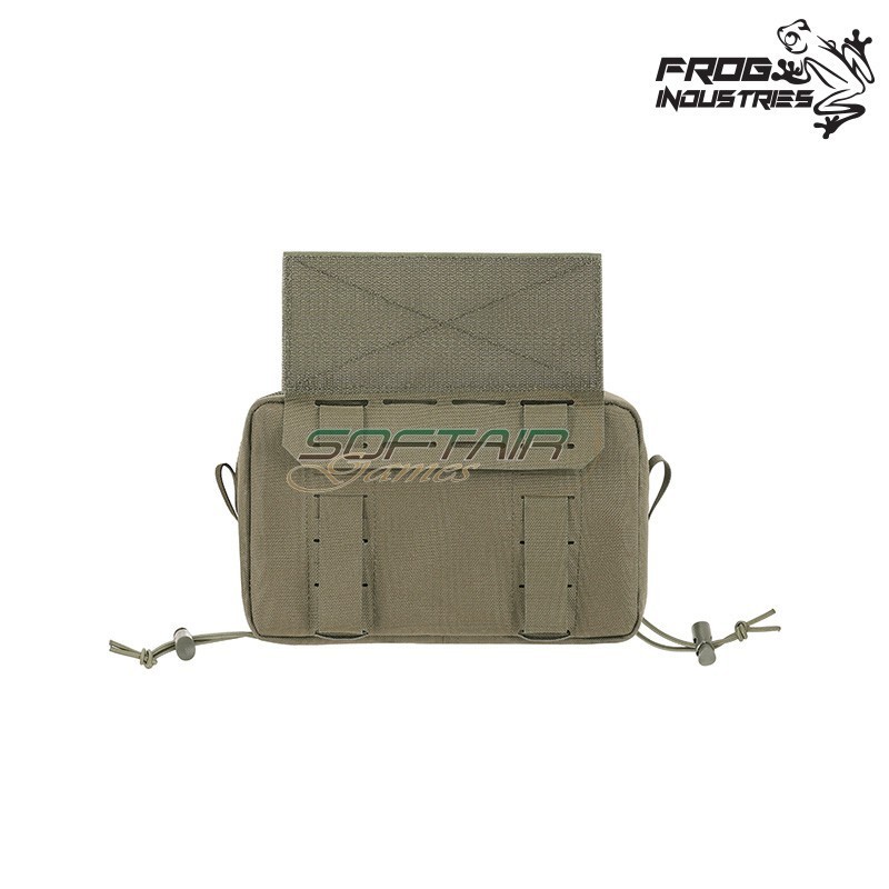 Utility Pouch with Mounting Panel Laser Cut RANGER GREEN Frog Industries® (FI-M51613312-RG)