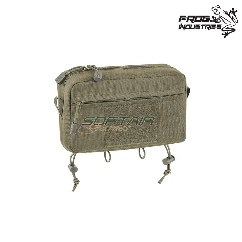 Tasca Utility con pannello di fissaggio Laser Cut RANGER GREEN Frog Industries® (FI-M51613312-RG)