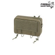 Tasca Utility con pannello di fissaggio Laser Cut RANGER GREEN Frog Industries® (FI-M51613312-RG)