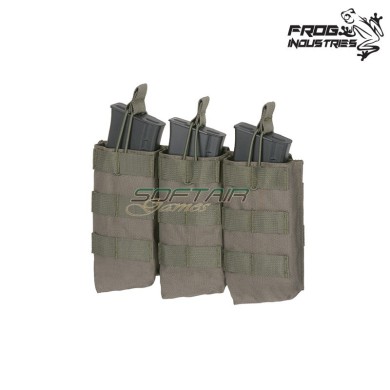 Triple Open Top Pouch AK 7.62x39 RANGER GREEN Frog Industries® (fi-m51613097-rg)