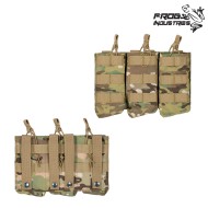 Triple Open Top Pouch AK 7.62x39 MULTICAM Frog Industries® (fi-m51613097-mc)
