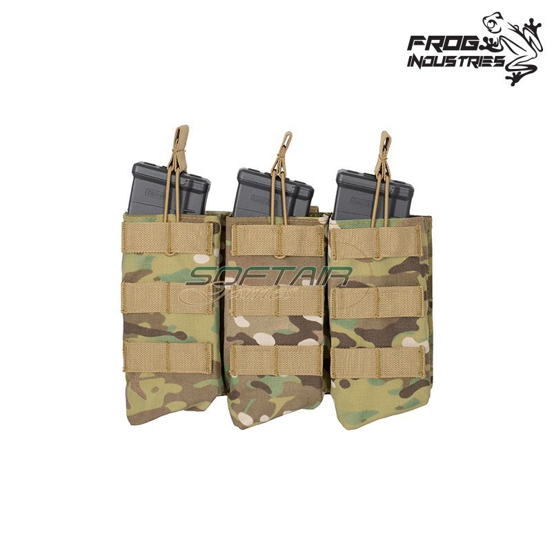 Triple Open Top Pouch AK 7.62x39 MULTICAM Frog Industries® (fi-m51613097-mc)