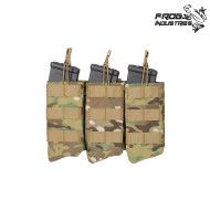 Tasca Tripla Open Top per AK 7.62x39 MULTICAM Frog Industries® (fi-m51613097-mc)