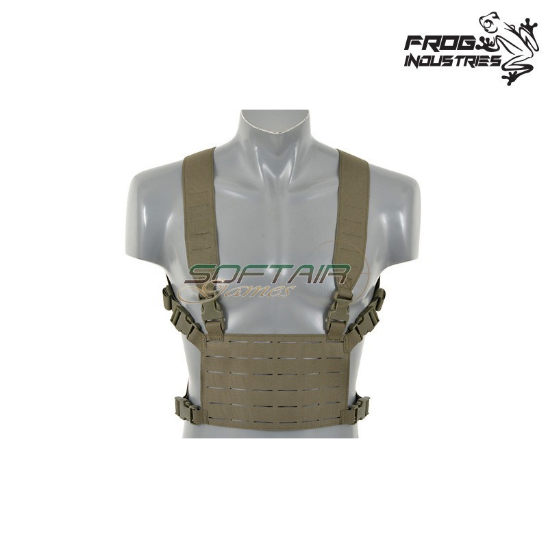 Chest Rig Laser-Cut Lightweight RANGER GREEN Frog Industries® (FI-M51611078-RG)