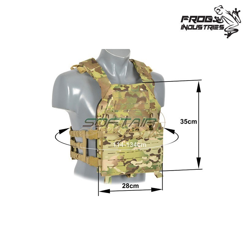 Plate Carrier Laser-Cut MULTICAM Frog Industries® (FI-M51611072-MC)