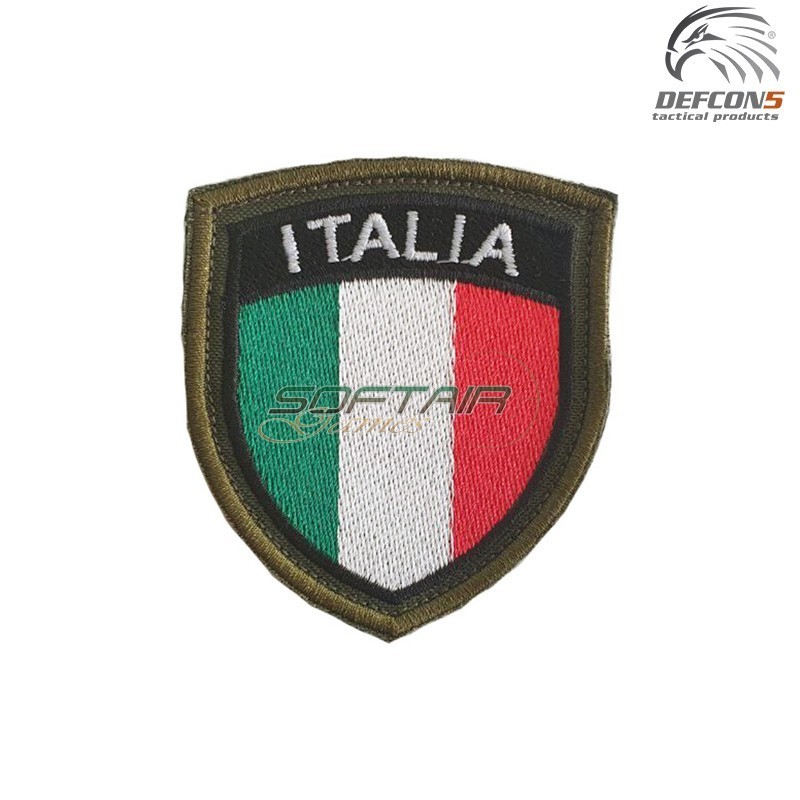 Patch Ricamata Scudetto ITALIA Defcon 5 (d5-sir01)