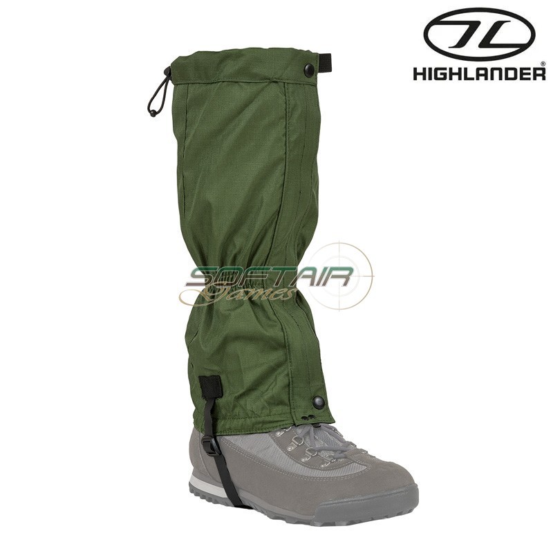 600D Ripstop Gaiters OLIVE DRAB Highlander (hl-gat001-od)