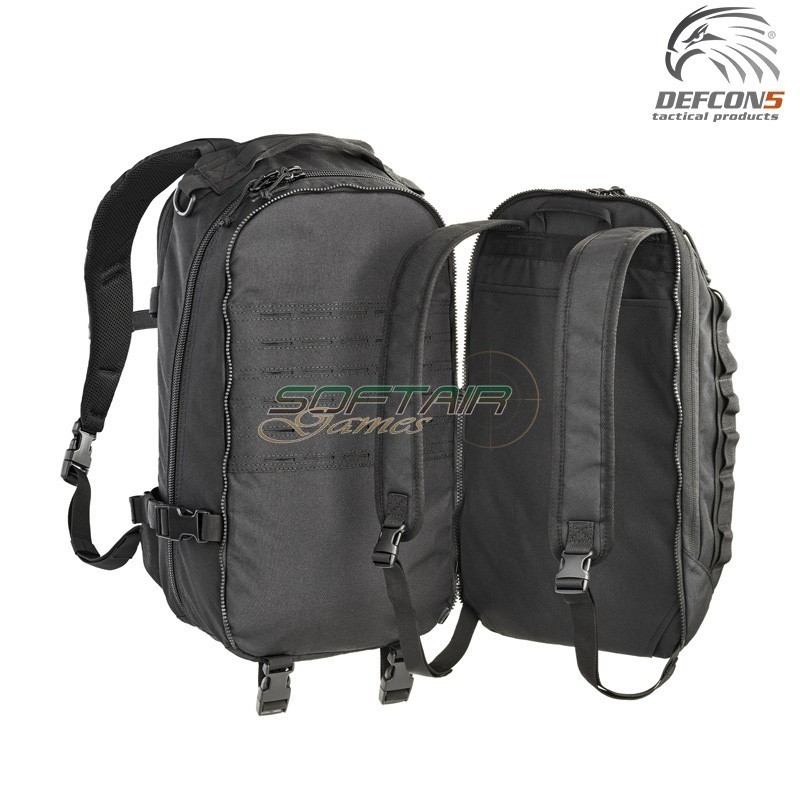 Defcon 5 Zaino Tattico 2 in 1 30L Black - Softair Games - ASG Softair ...