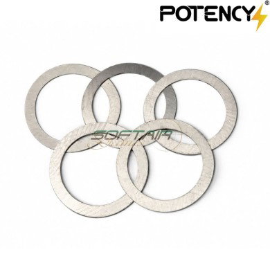Stainless Steel Shim Set 0.15 for Hop-Up Chamber Potency (PTY-CHAMBER-15)