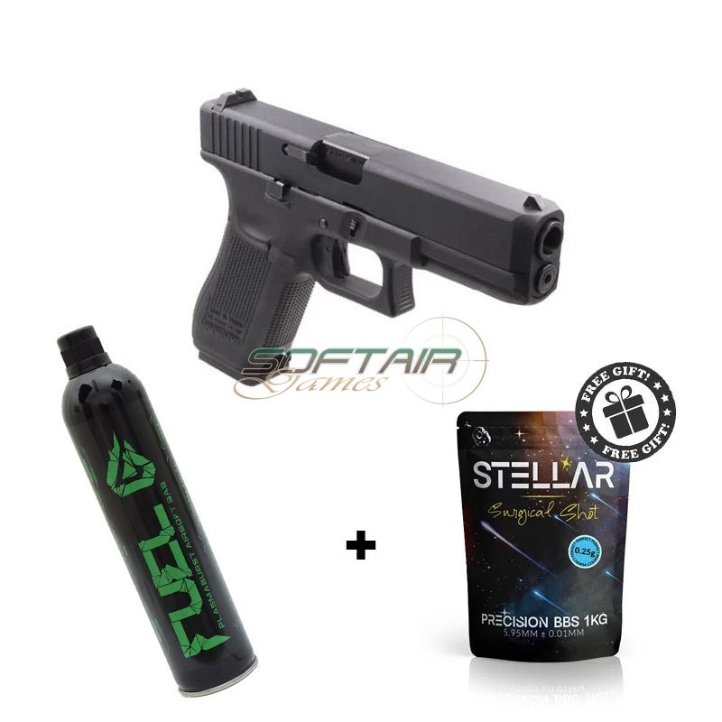 Pistola a Gas G17 Gen 5 + Gas + Pallini in OMAGGIO (sgw-bundle-03)