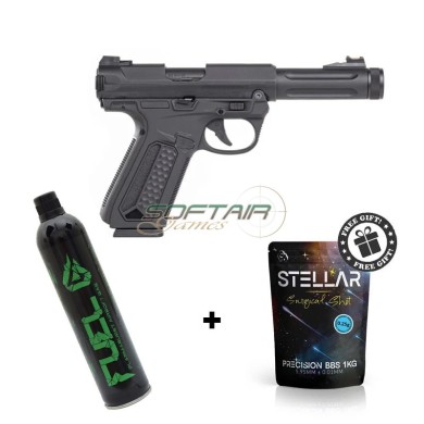 Gas Pistol AAP-01 + Gas + FREE Perfect BB (sgw-bundle-05)