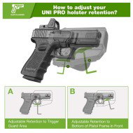 Fondina universale OWB UNI PRO NERO Gun Flower (GF-POUNIA)