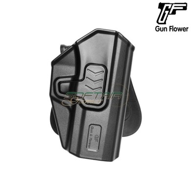 OWB Holster Sig Sauer M18 / P320 Compact / Carry BLACK Gun Flower (GF-POP320ATR)