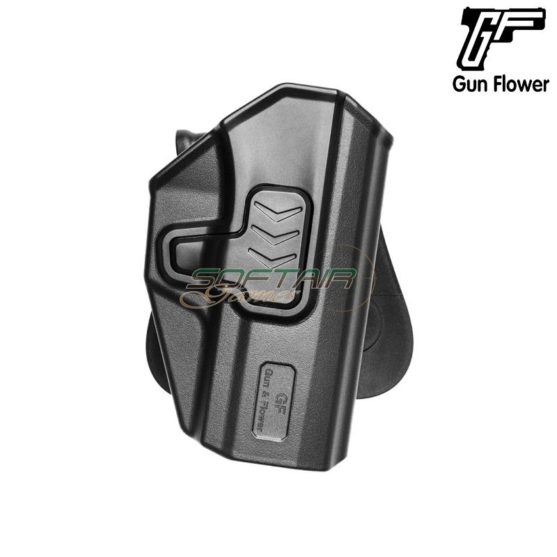 OWB Holster Sig Sauer M18 / P320 Compact / Carry BLACK Gun Flower (GF-POP320ATR)
