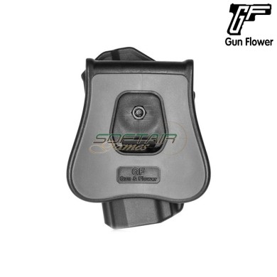 OWB Holster Sig Sauer M18 / P320 Compact / Carry BLACK Gun Flower (GF-POP320ATR)