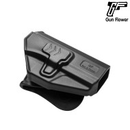 OWB Holster Sig Sauer M18 / P320 Compact / Carry BLACK Gun Flower (GF-POP320ATR)