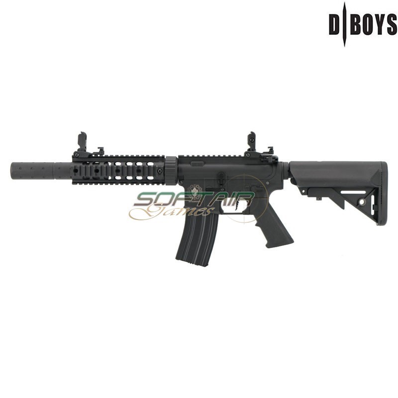 Fucile Elettrico M4 7" Fulcrum Division Nero con Centralina Programmabile KYLIN D|BOYS (3881PRO)