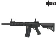 Fucile Elettrico M4 7" Fulcrum Division Nero con Centralina Programmabile KYLIN D|BOYS (3881PRO)