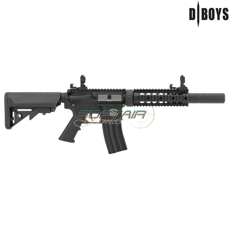 Fucile Elettrico M4 7" Fulcrum Division Nero con Centralina Programmabile KYLIN D|BOYS (3881PRO)