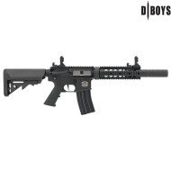 Fucile Elettrico M4 7" Fulcrum Division Nero con Centralina Programmabile KYLIN D|BOYS (3881PRO)