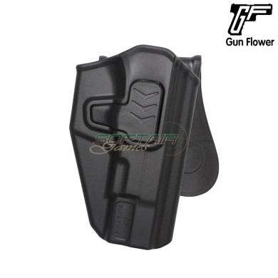OWB Holster CZ 75 BLACK Gun Flower (GF-PO75A)