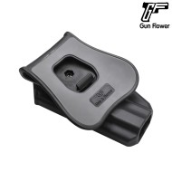 OWB Holster CZ 75 BLACK Gun Flower (GF-PO75A)