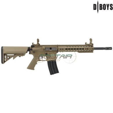 Fucile Elettrico M4 10" Fulcrum Division Dark Earth D|BOYS (3381TPRO)