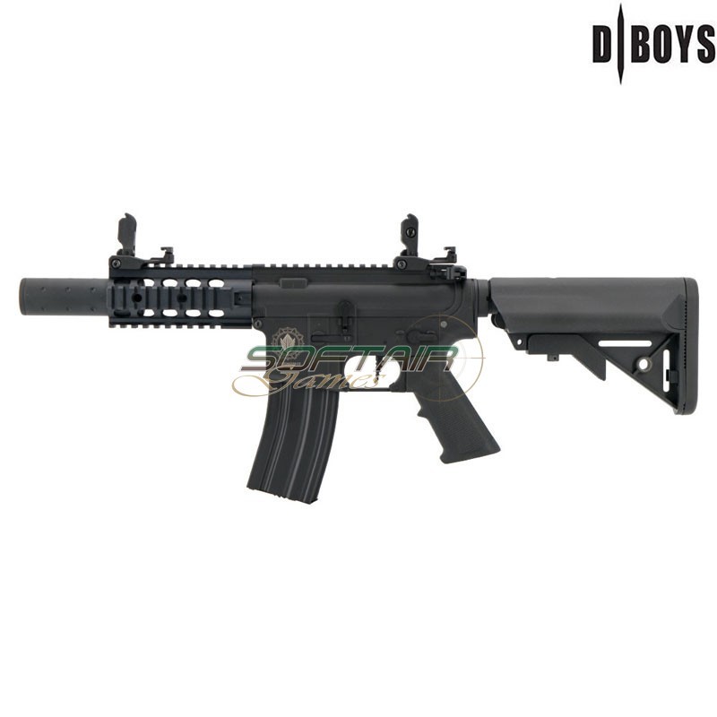 Fucile Elettrico M4 5" Fulcrum Division con Centralina Programmabile KYLIN Nero D|BOYS (1171PRO)