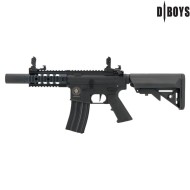 Fucile Elettrico M4 5" Fulcrum Division con Centralina Programmabile KYLIN Nero D|BOYS (1171PRO)