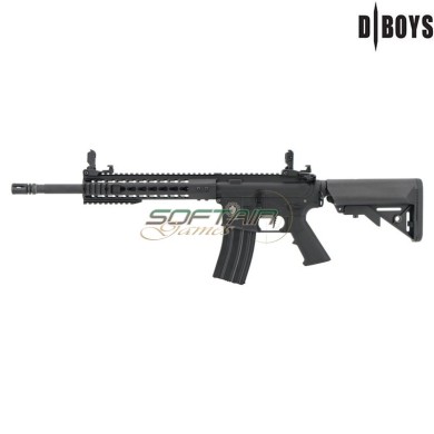 Fucile Elettrico M4 10" Fulcrum Division NERO con Centralina Programmabile KYLIN D|BOYS (3381PRO)